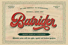 Batrider | 2 Font Styles
