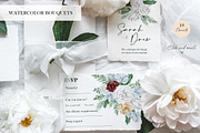 Watercolor winter Christmas floral, an Illustration by AnnaTkachi (Thumbnail 3 of 8)