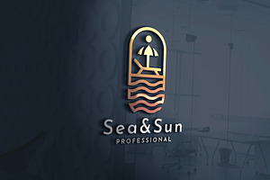 Sea Sun Travel Agent Logo, a Branding & Logo Template by Design_Planet