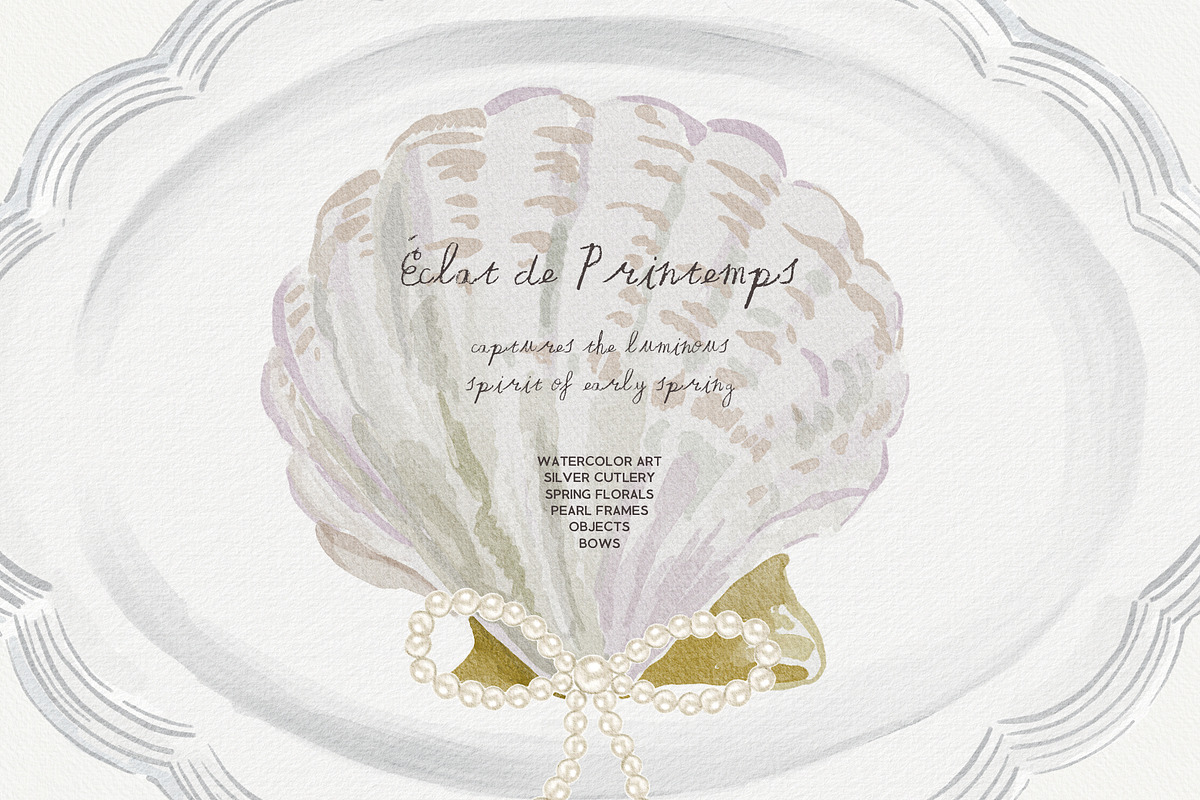 Éclat de Printemps Spring Clipart, a Decorative Illustration by Muse Artist (Photo 2 of 15)