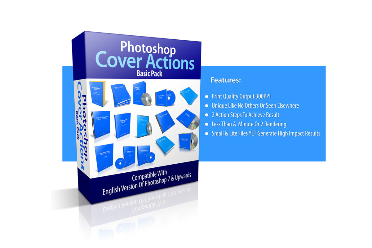 Cover Action Basic Pack, a Books & Magazine Mockup by Cover Actions Premium (Photo 2 of 3)