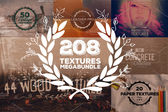 208 Textures Megabundle preview 6