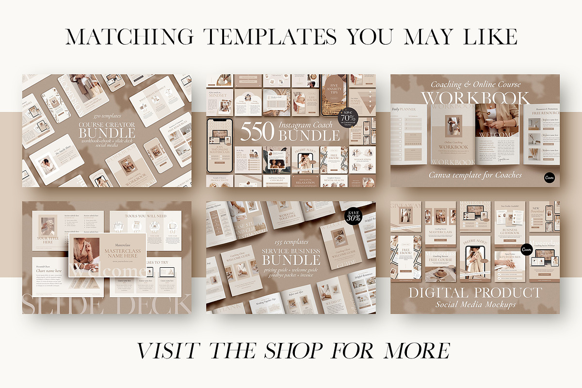 4 in 1 Course Creator Bundle CANVA, a Presentation Template by Studio Loire (Photo 69 of 73)