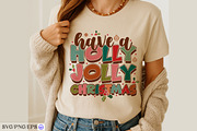 Have A Holly Jolly Christmas SVG, a Seasonal Illustration by mh_arif (Thumbnail 4 of 4)