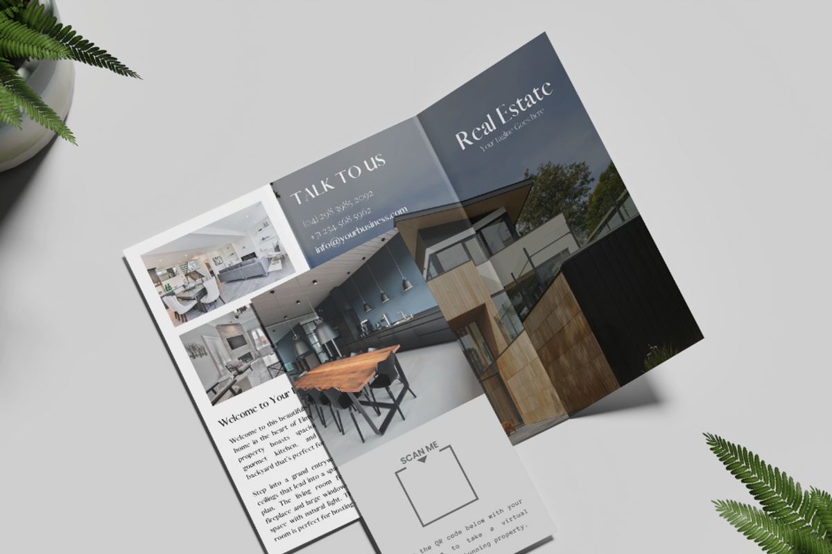 Real Estate Trifold Brochure | Canva, a Brochure Template by The Social Stuff (Photo 3 of 8)