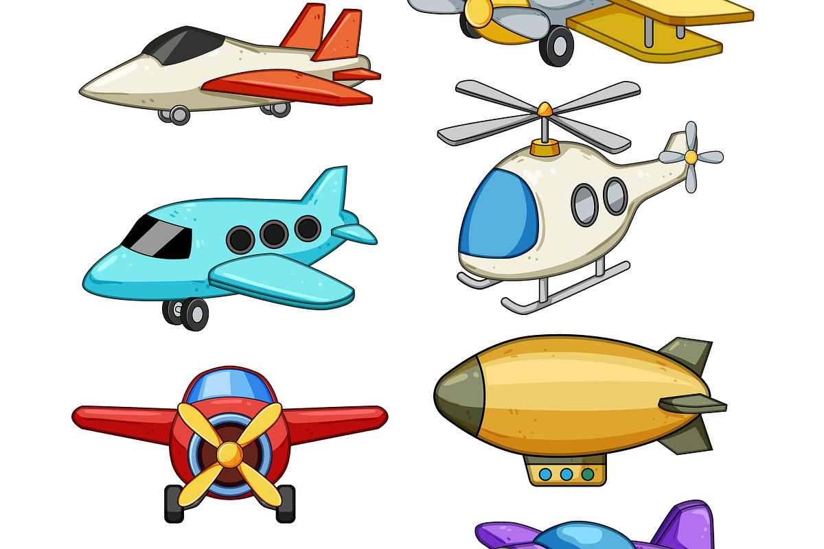 Collection of colorful flying toy, an Object Graphic by pikepicture (Photo 3 of 3)