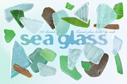 Sea Glass: Scanned Glass Toolkit, an Object Graphic by Anastasiia VNSK (Thumbnail 1 of 19)