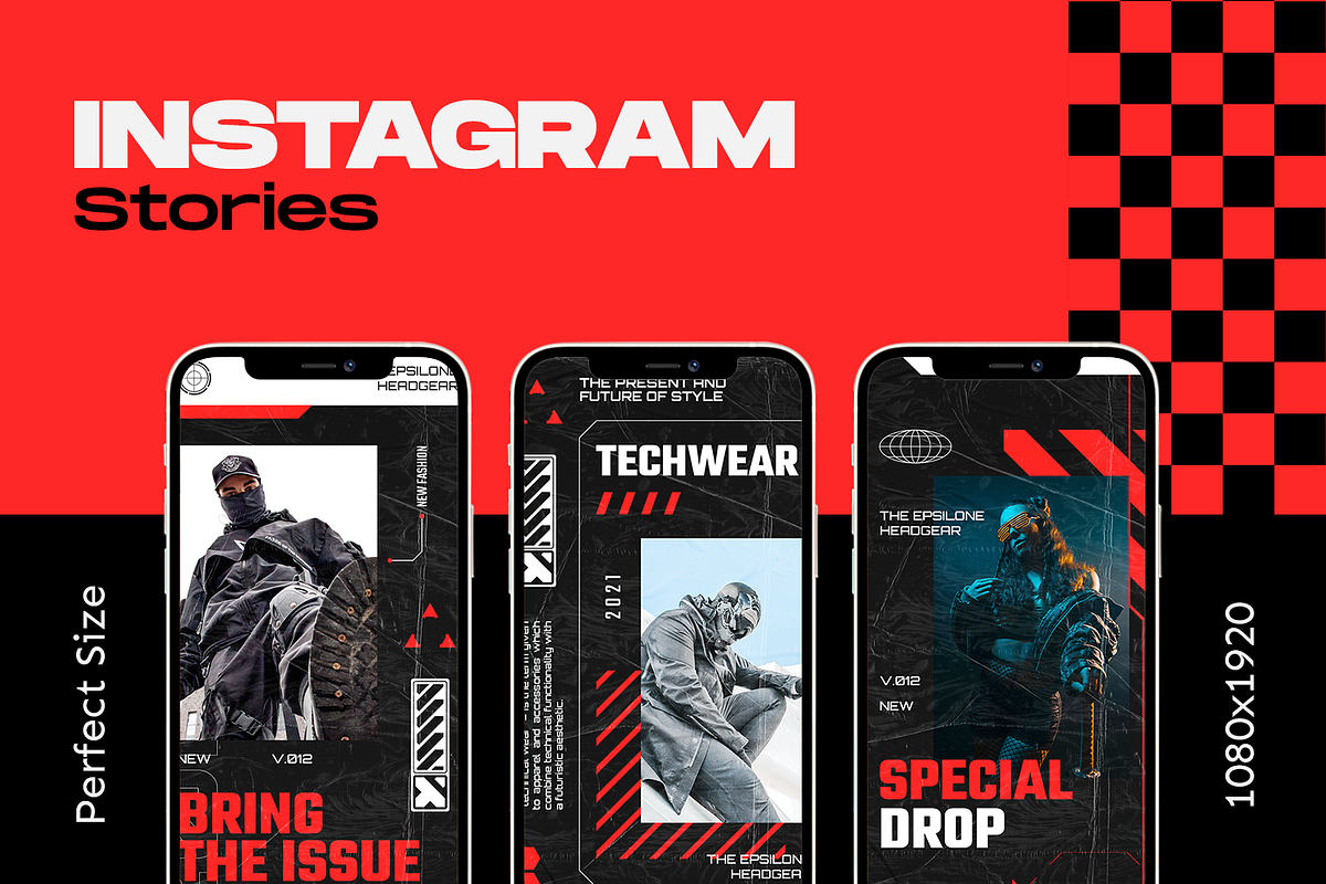 Underpass Techwear Instagram Kit, a Social Media Template by Shinra Labs (Photo 2 of 10)