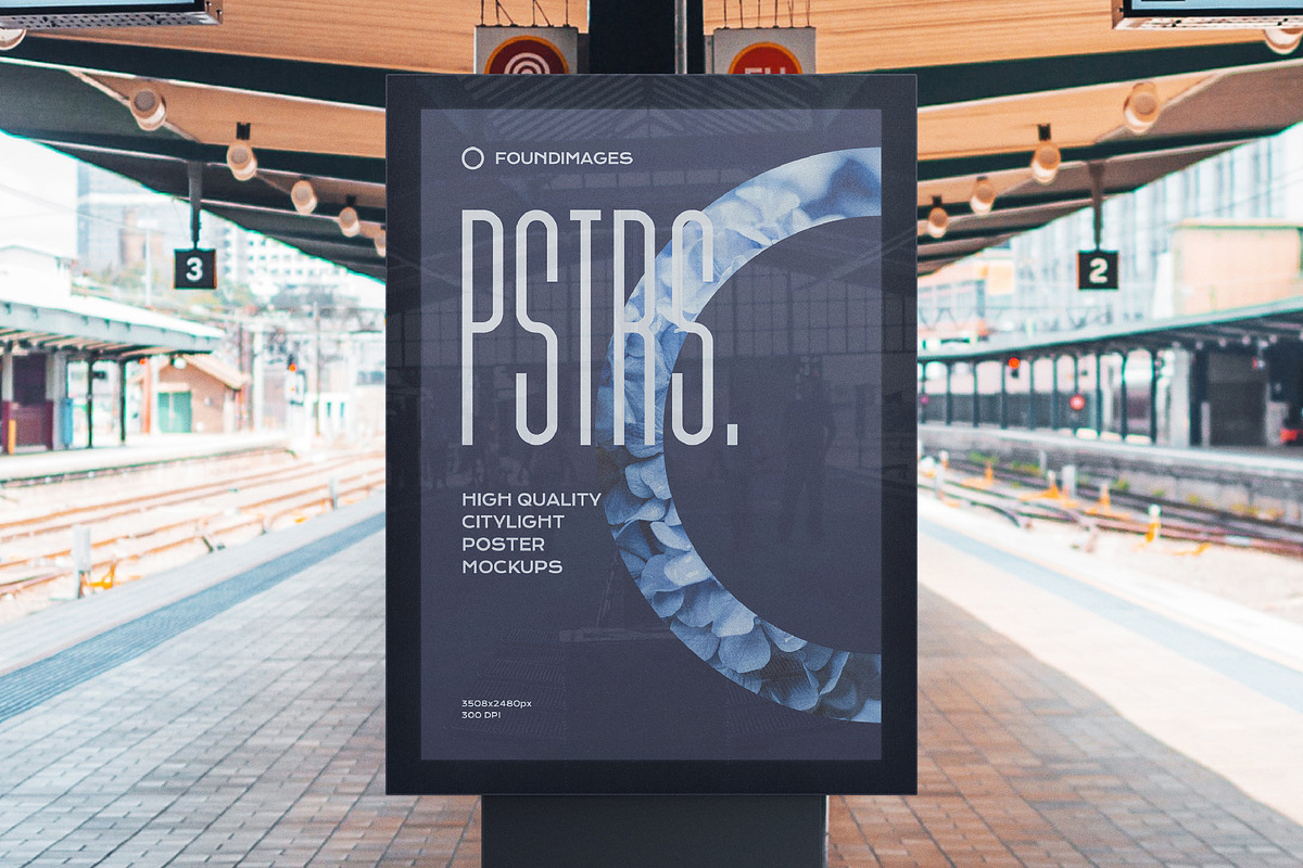 Poster outdoor indoor mockup bundle, an Advertising Mockup by FoundImages (Photo 18 of 64)