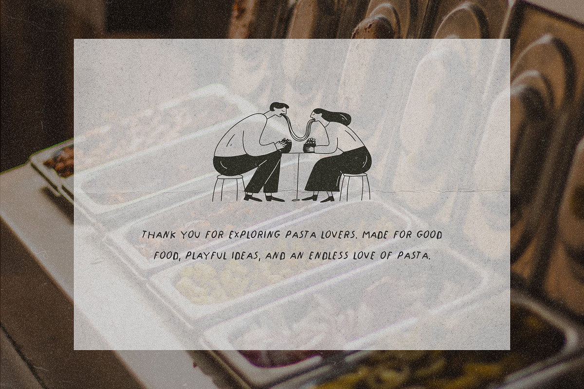 Pasta Lovers: 50 Food Illustrations, a Food Illustration by Veyla (Photo 12 of 12)