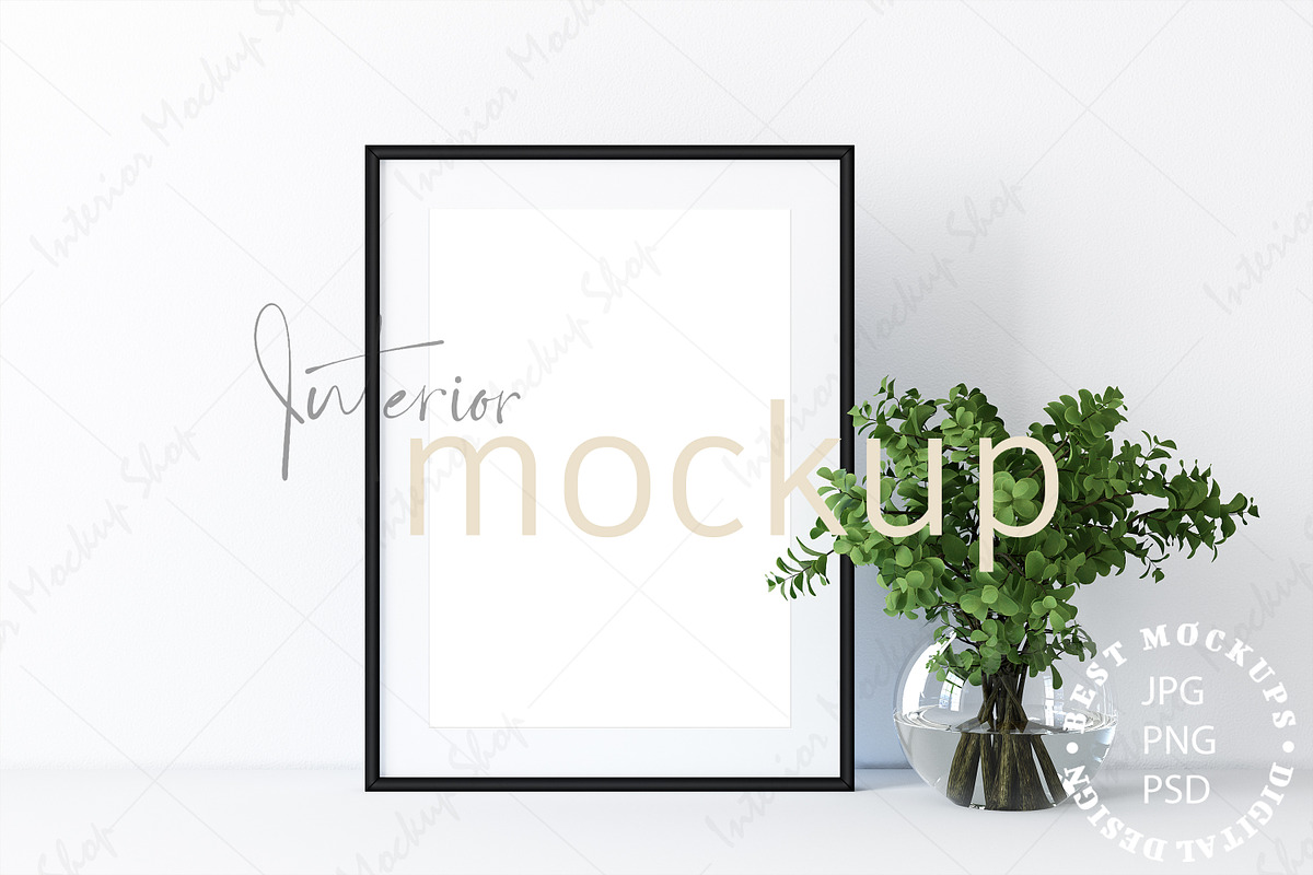 Minimalist Frame Mockup, a Poster Template by Mockup Shop (Photo 1 of 2)