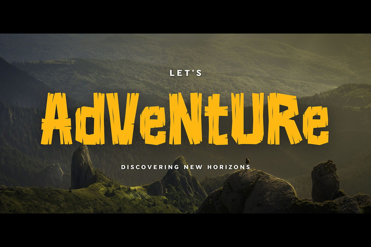 Realwood - Display Font, a Sans Serif Font by Sronstudio (Photo 9 of 18)