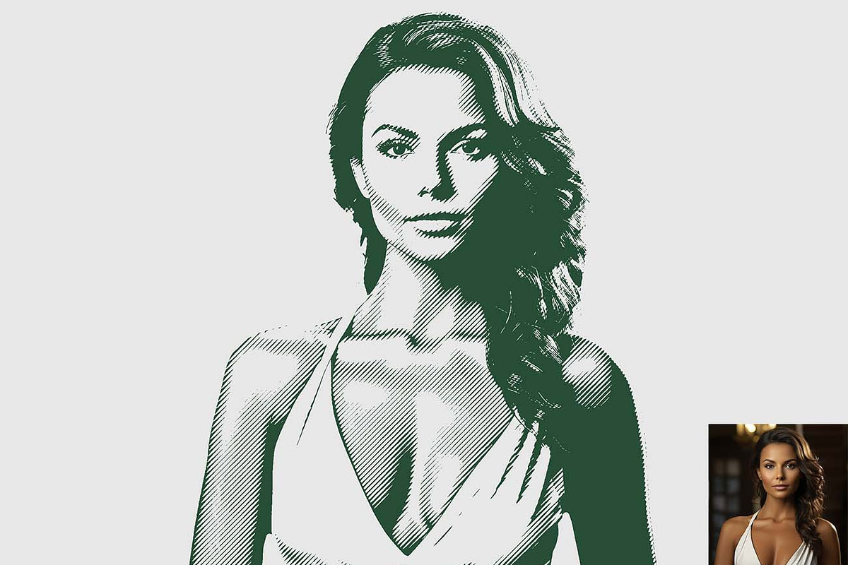 Antique Engraving FX Style Photoshop, a Brushes & More by Studio Retouch (Photo 3 of 14)