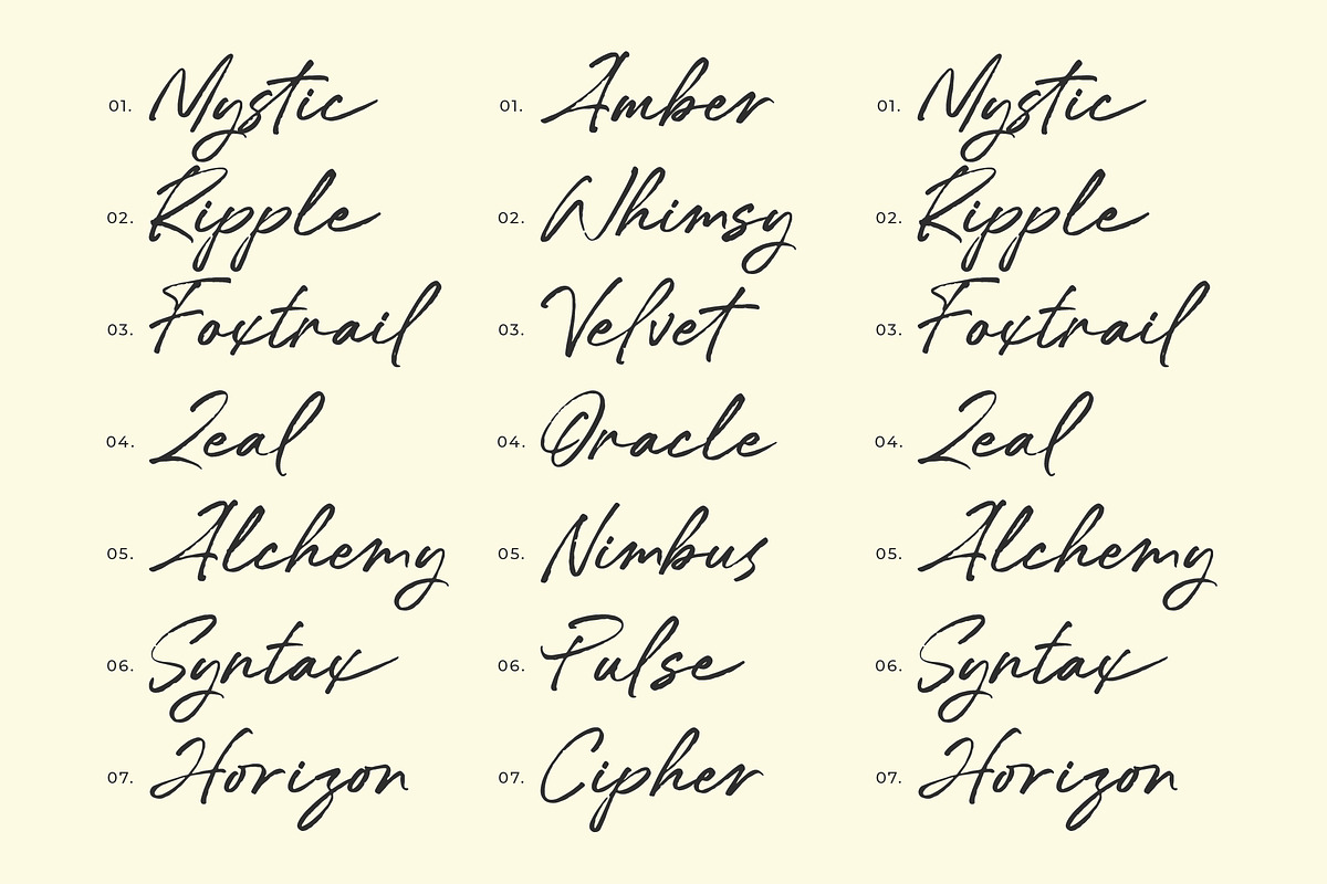 The Hantwels Signature Handwritten, a Script Font by Letterena Studios Script (Photo 6 of 10)