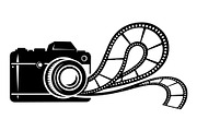 Vintage Camera Film Silhouette, an Object Illustration by yasushie (Thumbnail 2 of 31)