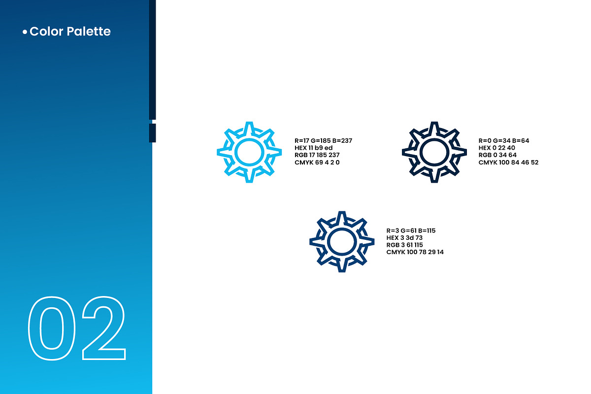 Gear Logo designs Template Vector, a Branding & Logo Template by Lucky Creative (Photo 3 of 4)