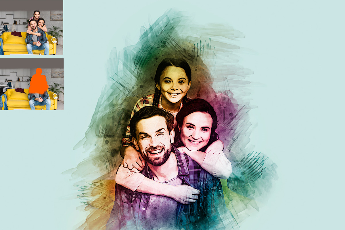 Pro Watercolor Paint, an Action Add-On by MRI STUDIO (Photo 5 of 18)