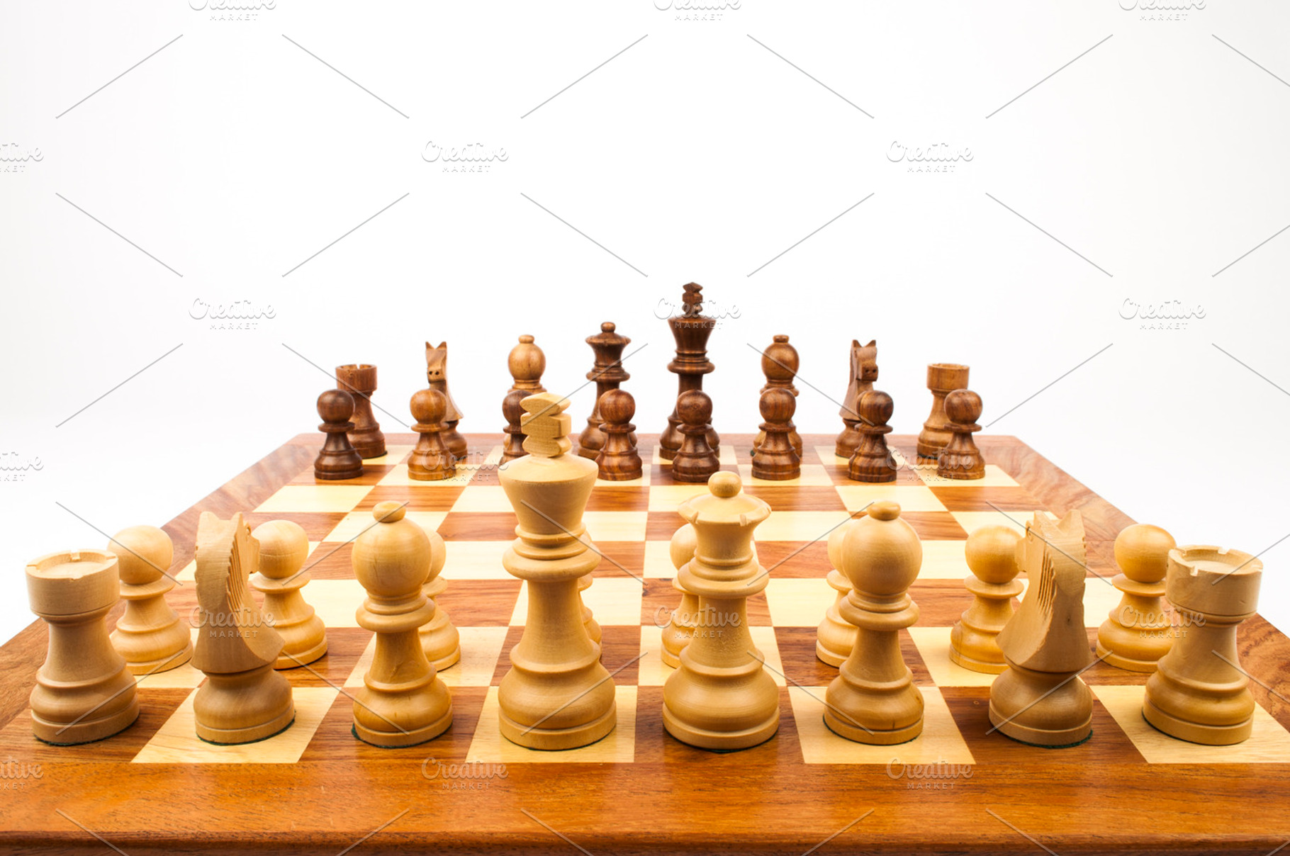 Chess coins ready on board