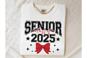 Coquette Senior Class Of 2025 Svg, an Object Graphic by Digi_Design_World (Thumbnail 2 of 5)