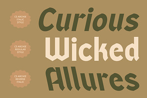 CS Archie Blackletter Font