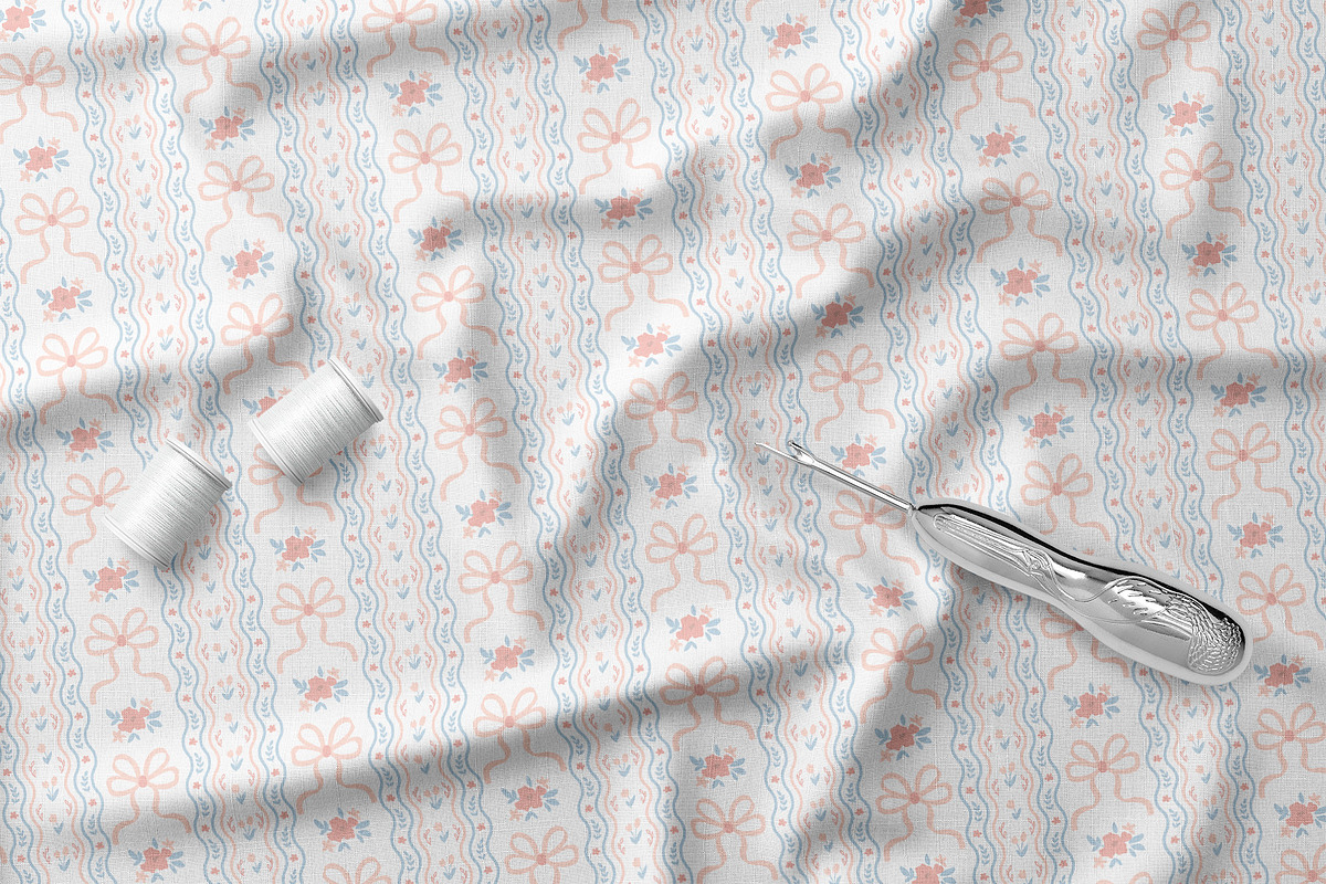 Grandmillennial & Preppy patterns, a Pattern Graphic by Tani Kuzminka (Photo 11 of 26)