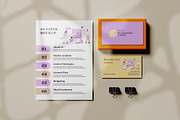 Business Card and A4 Paper Mockup, a Books & Magazine Mockup by Pexelyou (Thumbnail 2 of 7)