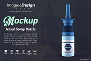 Nasal Spray Bottle Mockup, a Packaging Mockup by idesignstudio (Thumbnail 2 of 6)