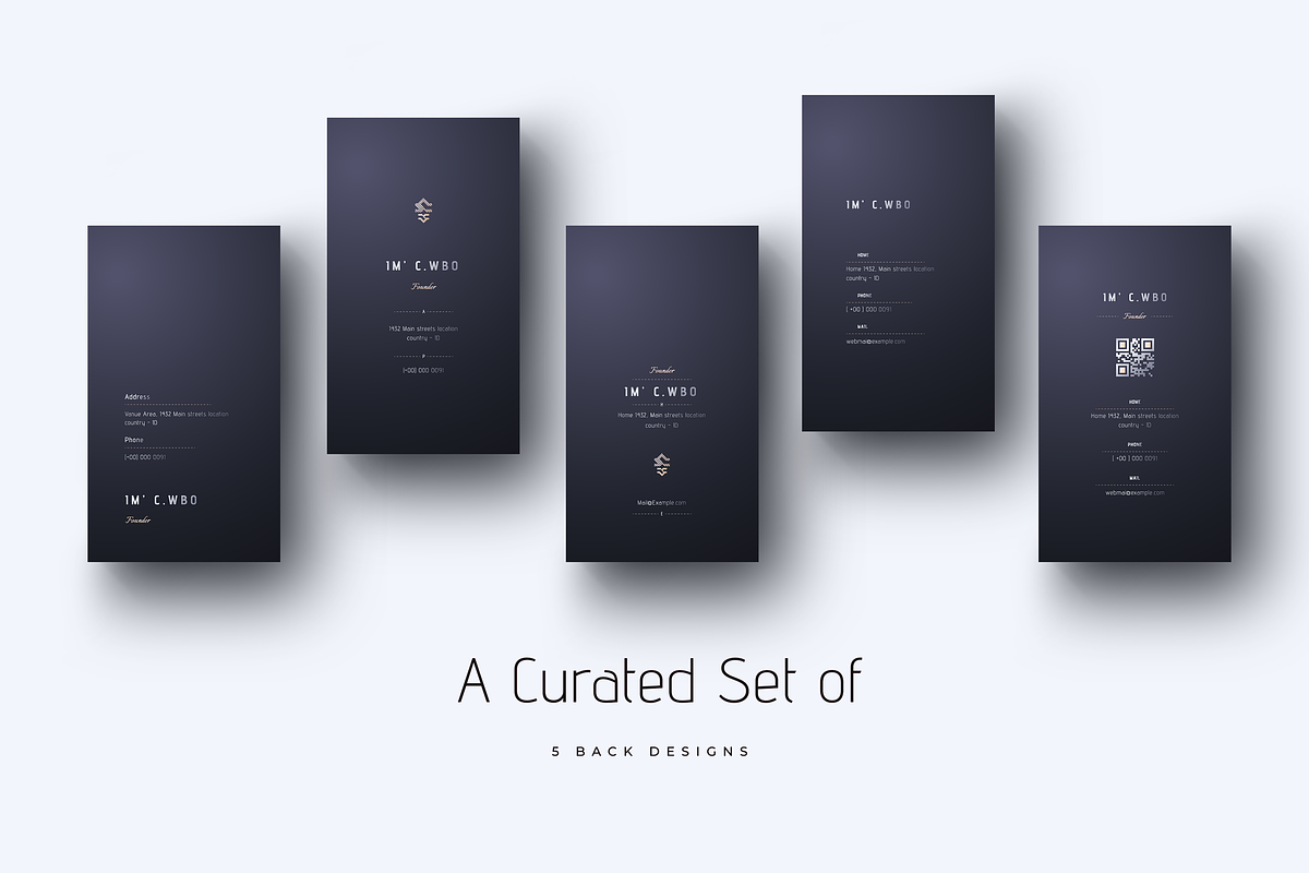 Arven - Elegant Business cards, a Business Card Template by Ctrl space studio (Photo 2 of 9)