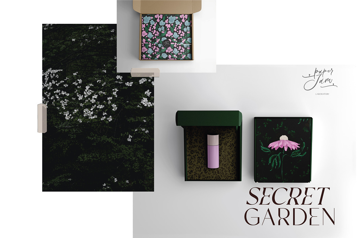 Secret garden. Floral patterns, a Pattern Graphic by PaperJamLab (Photo 12 of 12)