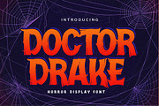 Doctor Drake - Horror Display Font, a Font by Gassstype (Thumbnail 1 of 8)