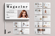 Modern Magazine Template Landscape, a Magazine Template by E-Type (Thumbnail 1 of 7)