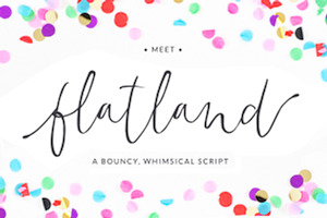 Flatland Font