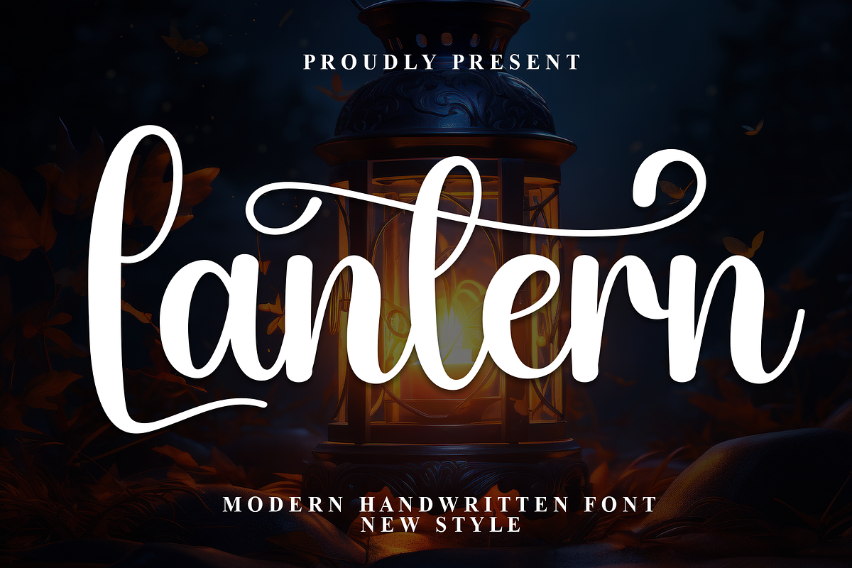 Lantern | Script Font, a Handwritten Font by Scratchones (Photo 1 of 9)