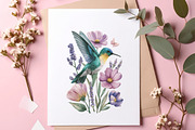 Watercolor spring flowers clipart, an Illustration by SinaCreation (Thumbnail 4 of 7)