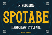 Spotabe - Handdraw Typeface, a Serif Font by MaikoHatta (Thumbnail 1 of 7)