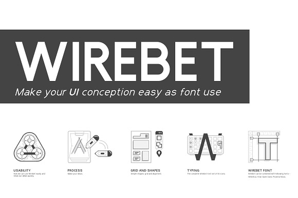 Wirebet Fonts preview 4