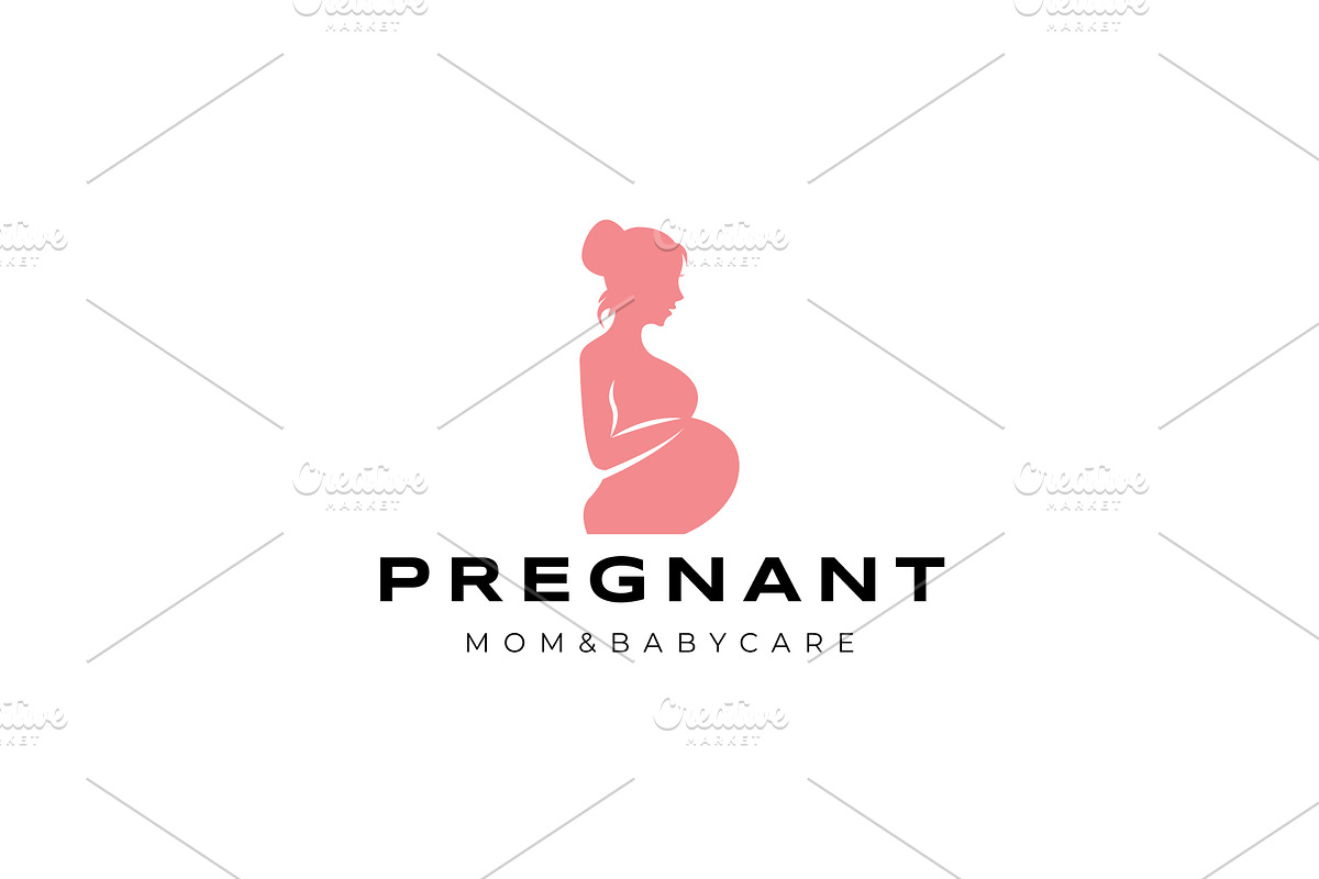 Pregnant icon template illustration, a Branding & Logo Template by Dyn Studio (Photo 1 of 2)