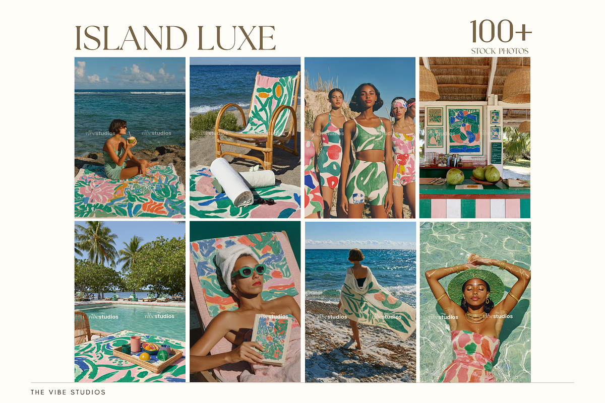 Island Luxe Summer Stock Photos, a Photo by The Vibe Studios (Photo 1 of 9)