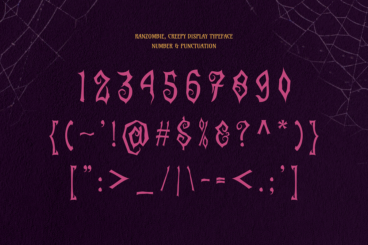 Ranzombie, a Font by ilhamtaro (Photo 10 of 11)