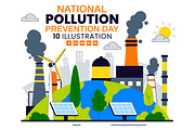 10 National Pollution Prevention Day, a Seasonal Illustration by denayunebgt (Thumbnail 1 of 4)