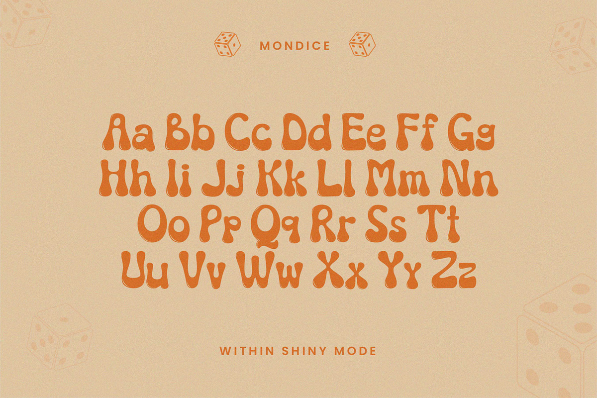 Mondice, a Symbol Font by Flawless And Co (Photo 4 of 10)
