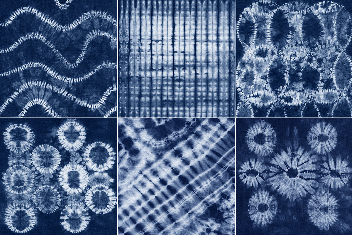 Shibori. Material dyed batik., a Texture Graphic by vetre.antanaviciute (Photo 2 of 2)