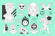 Y2K Illustrations and Elements Set, an Object Illustration by Vasya Kobelev (Thumbnail 7 of 17)