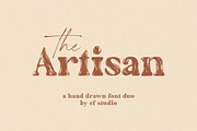 The Artisan | A Hand Drawn Font Duo, a Serif Font by Ef Studio (Thumbnail 1 of 17)