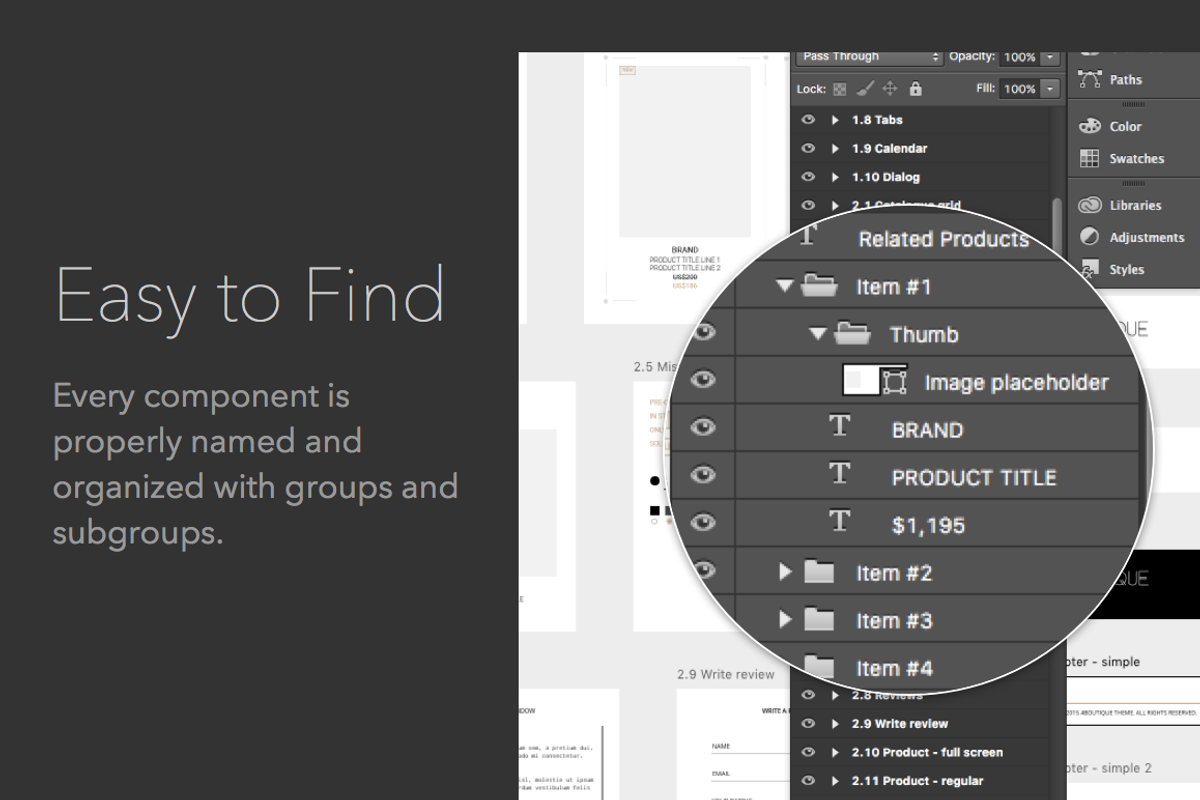 4Boutique Ecommerce UI KIT Bundle, an UI Kit Template by 4EB Studio (Photo 5 of 10)