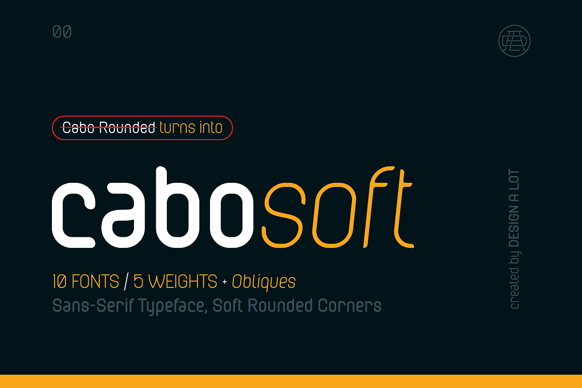 Cabo Soft Typeface, a Sans Serif Font by Bogdan Casota (Photo 1 of 8)