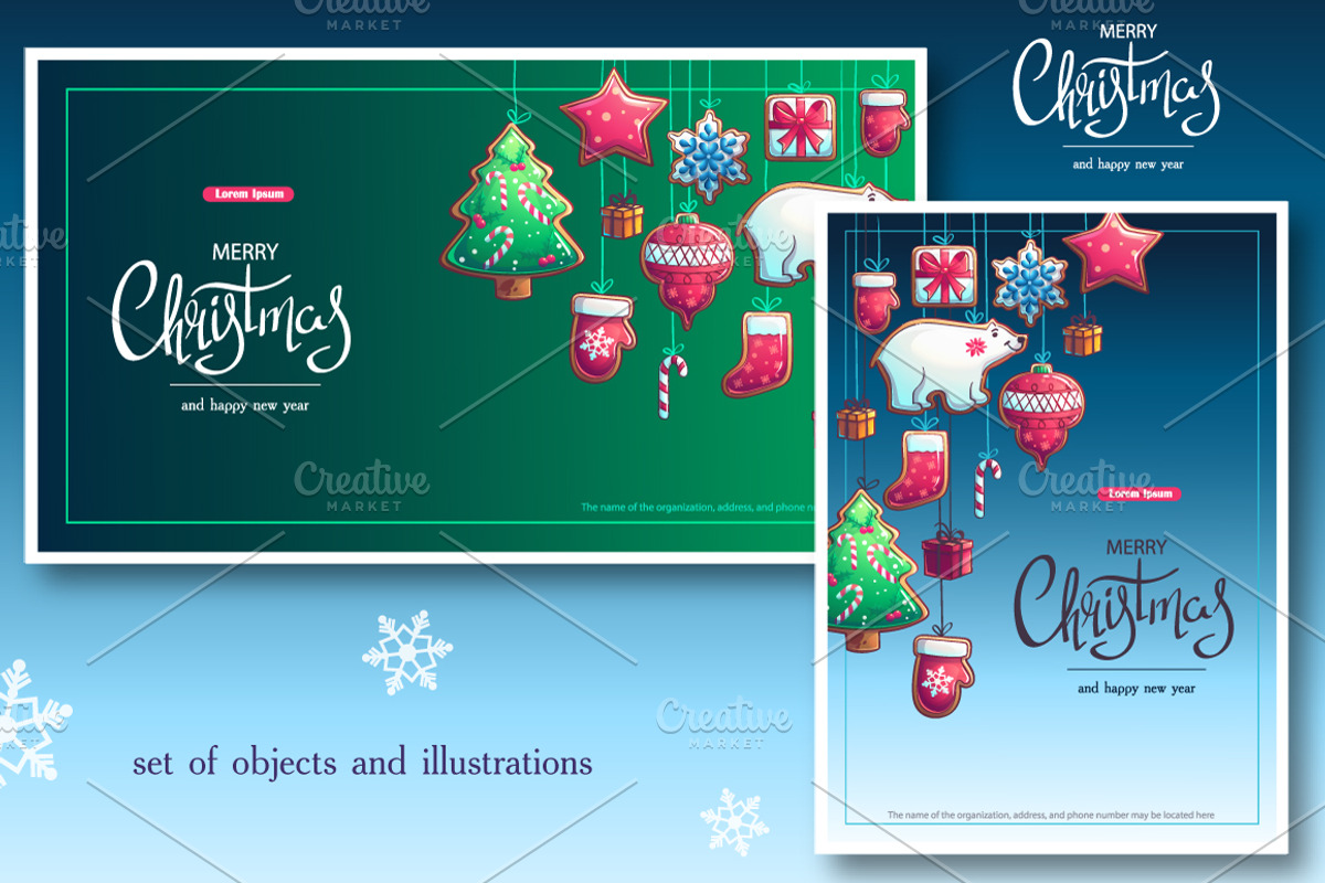 Kit of Christmas and New Year 4, a Card Template by Nearbirds (Photo 3 of 3)