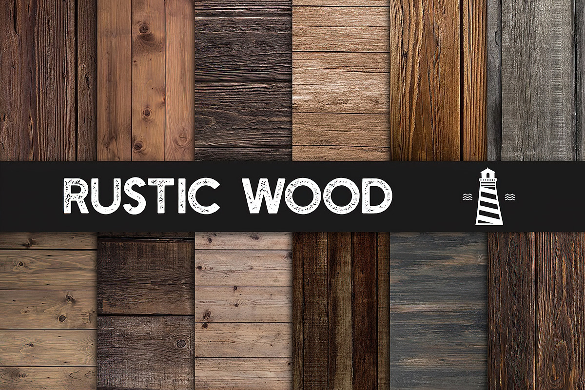 Rustic Wood Textures, a Background Graphic by Norse Studio (Photo 1 of 3)