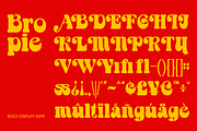 Retro Bold Serif Font - Bropie, a Serif Font by Font Liner (Thumbnail 10 of 10)
