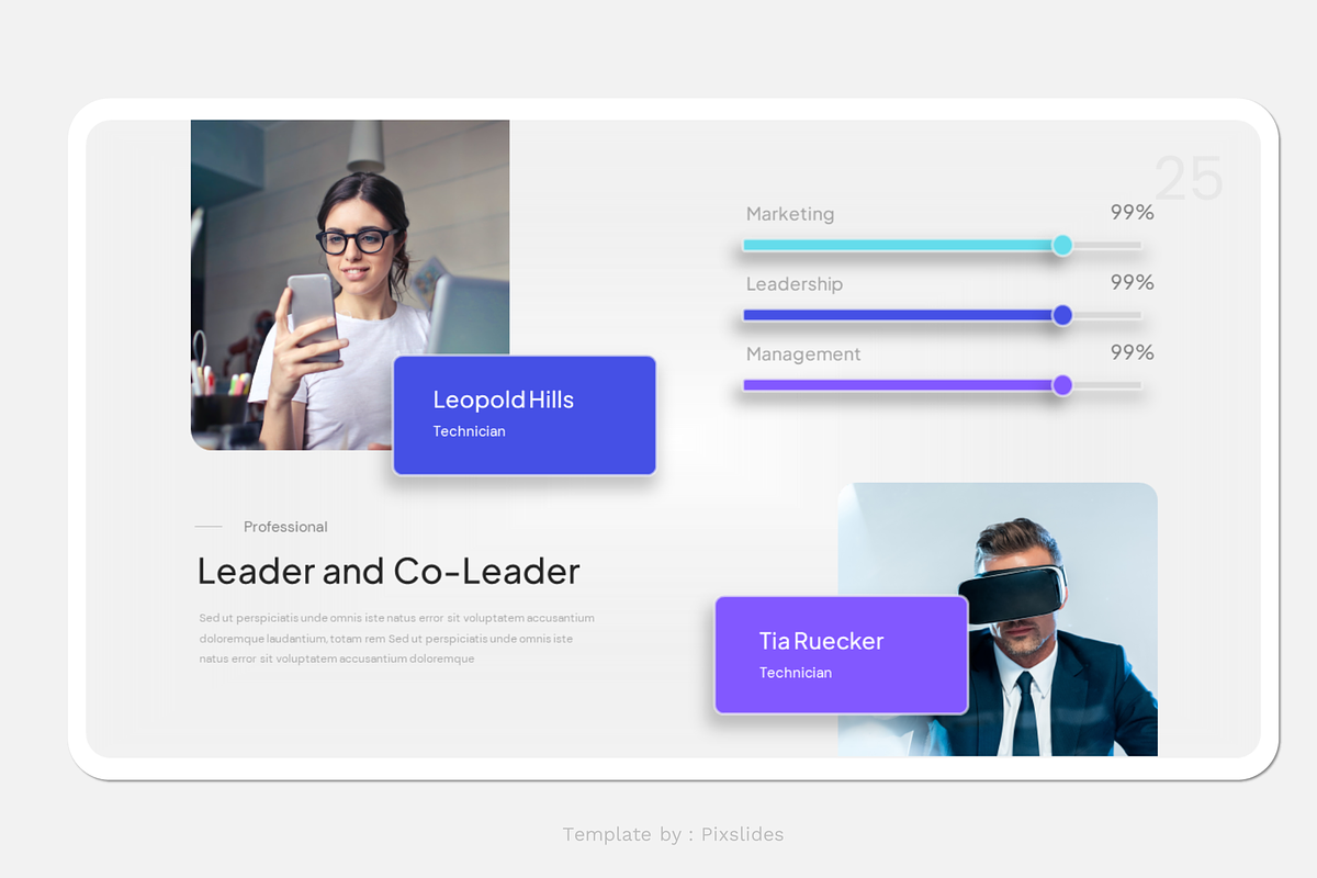 Organizational Chart Keynote, a Presentation Template by Pixslides (Photo 5 of 6)